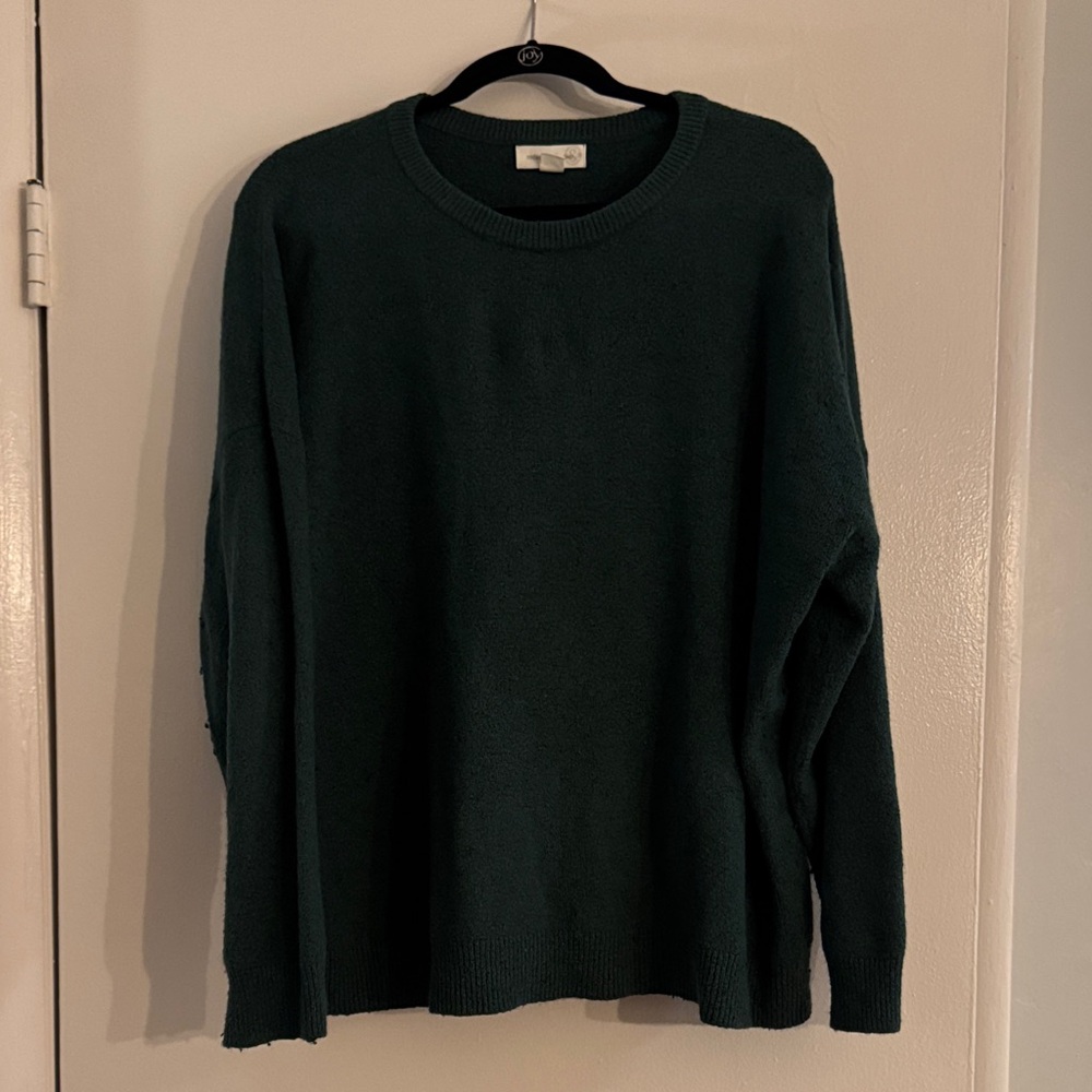 Treasure & Bond Deep Green Crewneck Sweater, XL